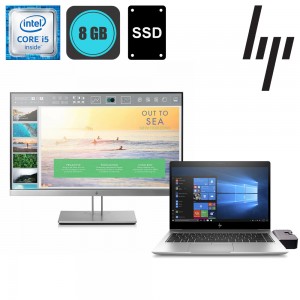 HP EliteBook 840 G5,  i5-8365U + HP EliteDisplay E233 + Docking station HP EliteBook 840 G5,  i5-8365U + HP EliteDisplay E233 + Docking station